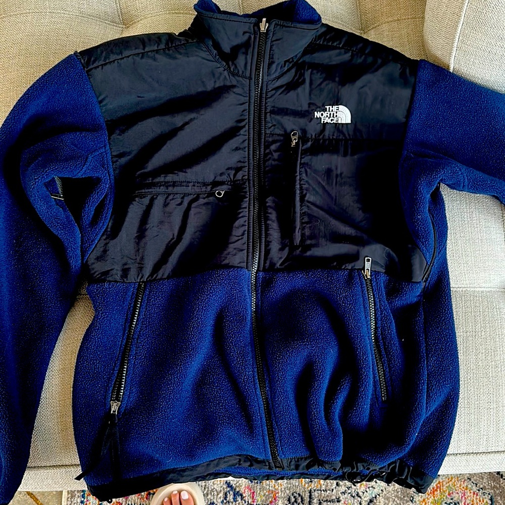 Men’s Small North Face Denali Fleece Jacket in Navy